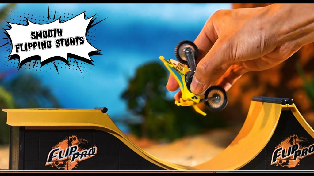 Flip Pro Spinner Finger Bikes: Real Metal Collectible Toy Motorcycles for Stunts