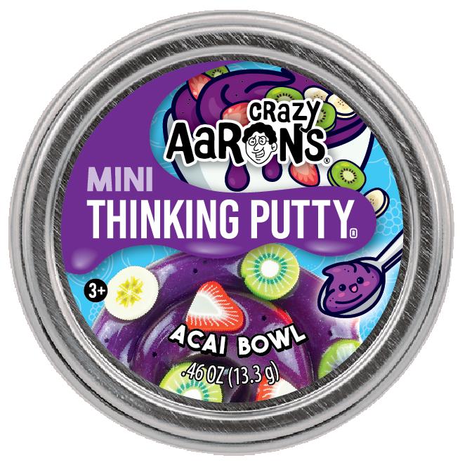 Crazy Aaron's Mini Acai Bowl Sparkly Thinking Putty - Fidget Fun Toy