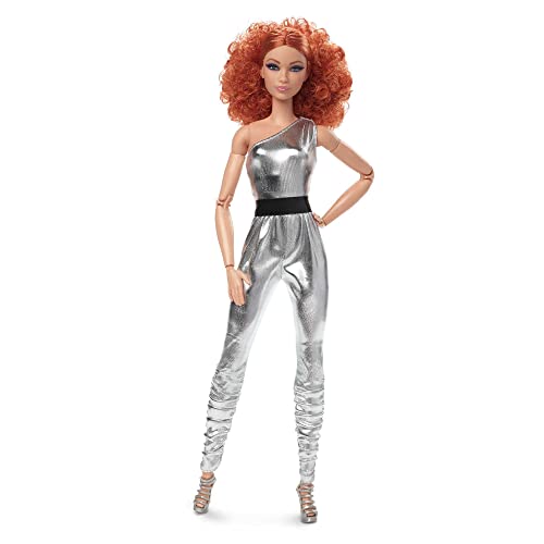 Barbie Signature Barbie Looks Doll (Red Curly Hair, Original Body Type), Fully Posable Fashion Doll, For Collectors