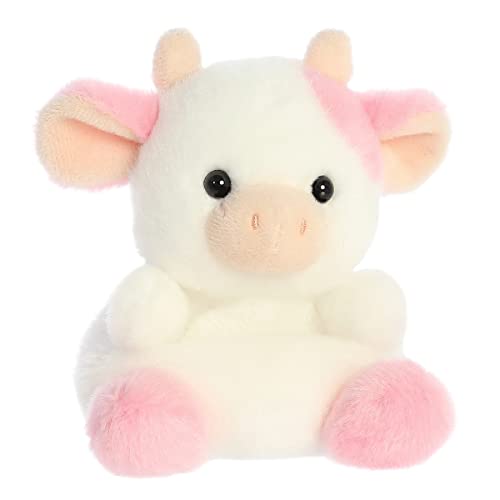 Aurora® Adorable Palm Pals™ Belle Strawberry Cow™ Stuffed Animal - Pocket-Sized Fun