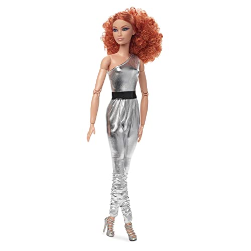 Barbie Signature Barbie Looks Doll (Red Curly Hair, Original Body Type), Fully Posable Fashion Doll, For Collectors