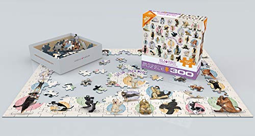 EuroGraphics Yoga Puppies 300-Piece Puzzle