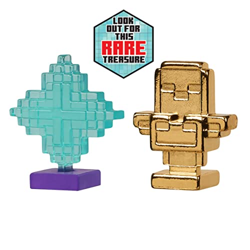 Treasure X Minecraft. Mine & Craft Character and Mini Mob. Mine, Discover & Craft with 15 Levels of Adventure. Find one of 3 Character Pairs. Will You find The Real Gold Dipped Treasure?