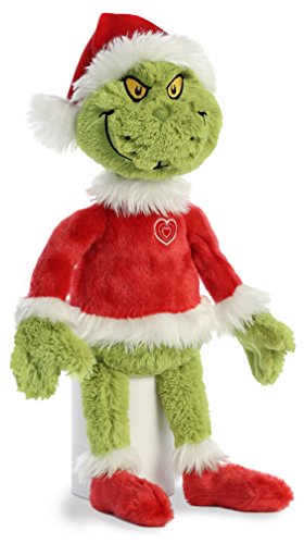 Aurora World 19" Grinch Santa, Green, Red, White