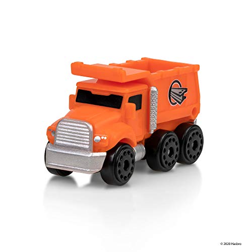 Micro Machines Construction Crew Pack, Features 5 Plus Corresponding Scene-Highly Collectible Themed Toy Cars – Tiny Vehicles, Huge World, Orange
