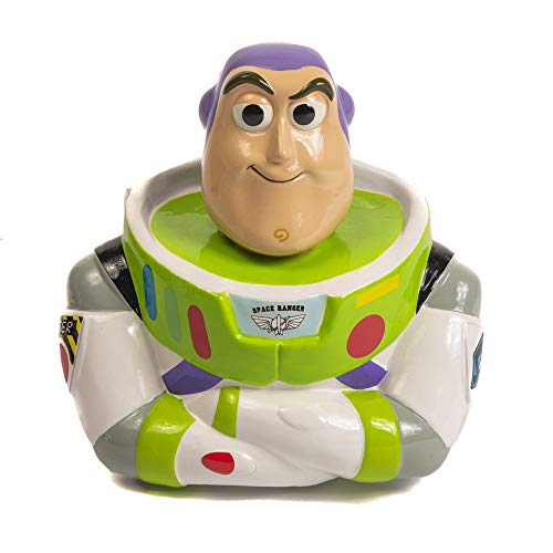 Toy Story Buzz Lightyear Piggy Bank for Kids, Large Coin Bank