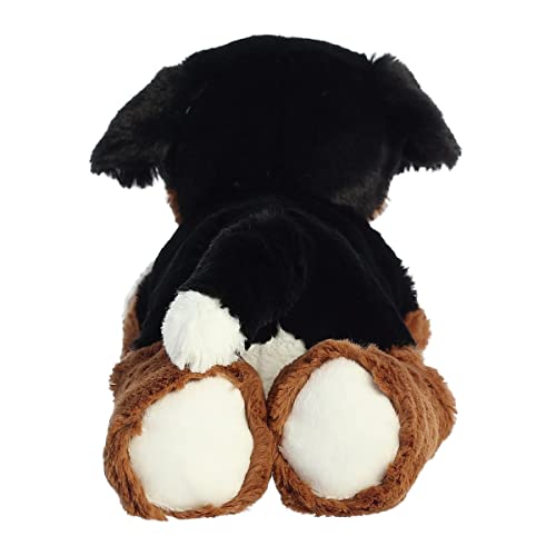 Aurora® Adorable Flopsie™ Bernese Mountain Dog™ Stuffed Animal - Playful Ease - Timeless Companions - White 12 Inches