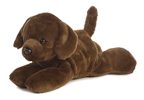 Aurora - Mini Flopsie - 8" Lil' Lucky Chocolate Labrador Puppy Dog Stuffed Animal