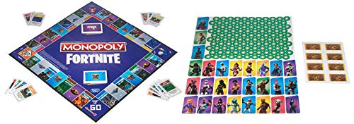 MONOPOLY: Fortnite Edition Board Game Inspired by Fortnite Video Game Ages 13 & Up