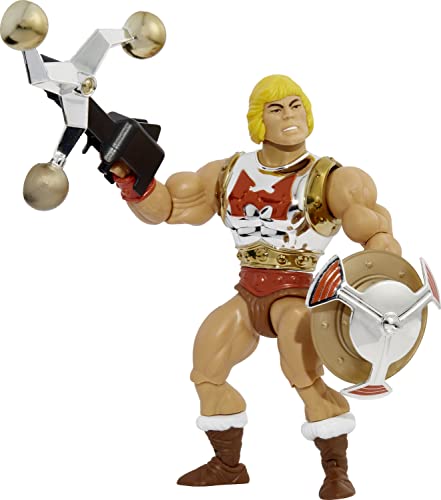 Masters of the Universe Origins Deluxe Action Figures, Flying Fists He-Man 5.5-in Battle Figures for Storytelling Play and Display, Gift for 6 to 10-Year-Olds and Adult Collectors