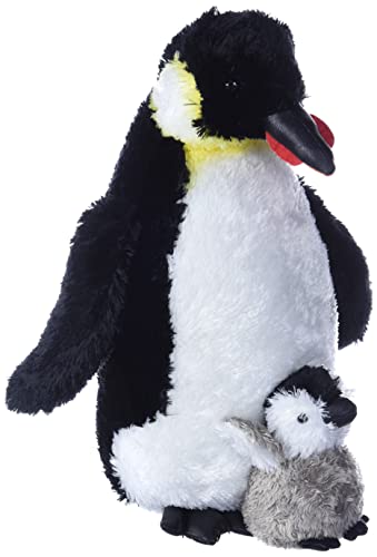 Aurora World Emperor Penguin With Baby, 12-Inches