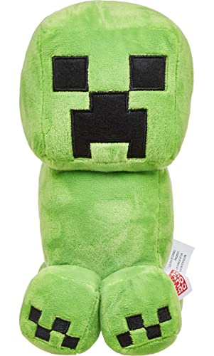 Minecraft Plush 8-in Creeper, Soft, Collectible Gift for Fans Age 3 and Older