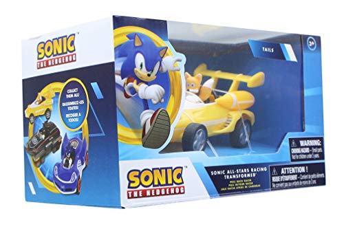 Sonic the Hedgehog Transformed All-Stars Racing Pull Back Action featuring Tails