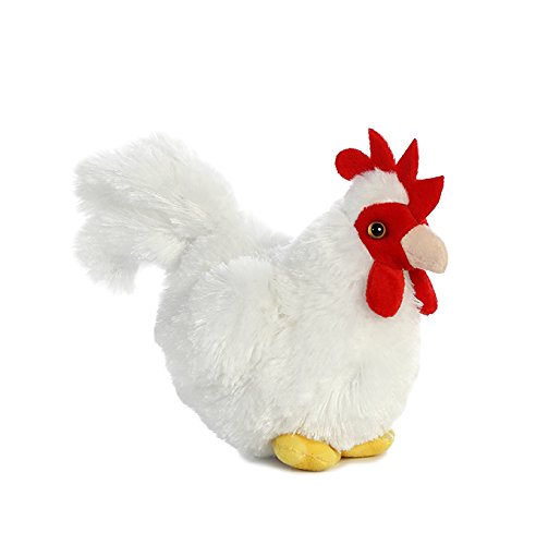 Aurora Mini Flopsie Bundle of 2 Beanbag Chicken & Rooster Stuffed Animals