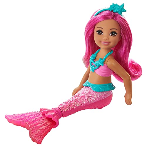 Barbie Dreamtopia Chelsea Mermaid Doll in Pink