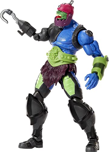 Masters of the Universe Masterverse Revelation Trap Jaw Action Figure with 30+ Articulated Joints, Swappable Hands & 3 Battle Accessories, 7-inch Motu Collectible Gift