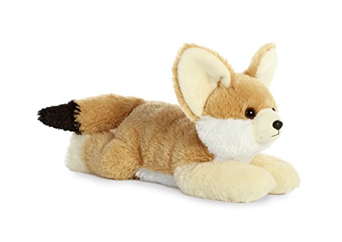 Aurora® Adorable Flopsie™ Fennec Fox Stuffed Animal - Playful Ease - Timeless Companions - Brown 12 Inches