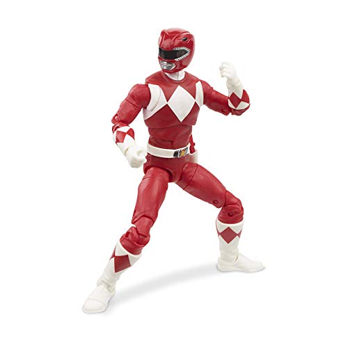 Power Rangers Lightning Collection 6" Mighty Morphin Red Ranger Collectible Action Figure Toy with Accessories