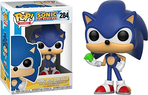 Funko POP Games: Sonic - Sonic with Emerald Collectible