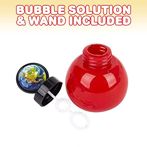 12.5 Inch Light Up Space Shuttle Bubbles Blower Wand - Batteries and Bubble Fluid Included