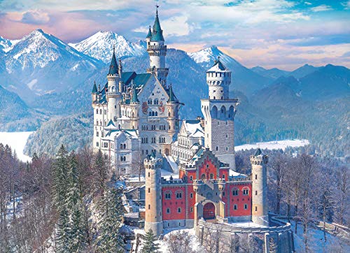 EuroGraphics Neuschwanstein Castle in Winter 1000-Piece Puzzle