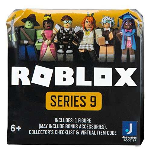 Roblox Celebrity Collection - Series 9 Mystery Figure 6-Pack [Includes 6 Exclusive Virtual Items]