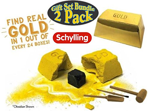 2 Pack of Science Digs - Gold & Diamond Gift Set by Schylling