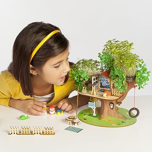 Creativity for Kids Build and Grow Tree House Craft Kit - Treehouse Playset Toy for Boys and Girls, Classic Toys for Kids