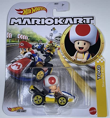 Hot Wheels - Mario Kart - Toad Standard Kart - 2023