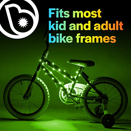 LightBrightz LED Bike Frame Light, Green