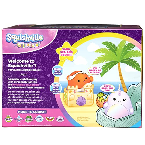 Squishville Mini-Squishmallows Plush Beach Accessory Set