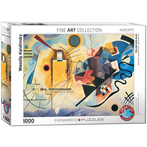 EuroGraphics Gelb Rot Blau by Kandinsky 1000 Piece Puzzle