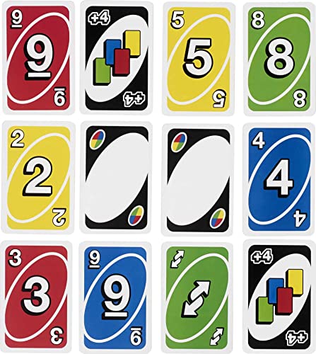 Mattel Games Giant UNO Family Card Game with 108 Oversized Cards and Instructions, Great Gift for Kids Ages 7 Years and Older