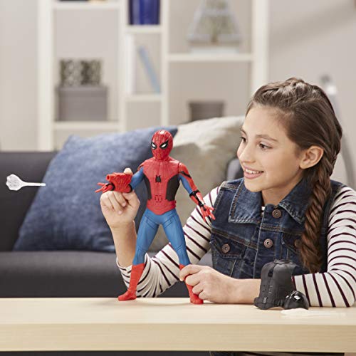 Spider-Man: Far from Home Deluxe 13-Inch-Scale Web Gear Action Figure with Sound FX, Suit Upgrades, and Web Blaster Accessory