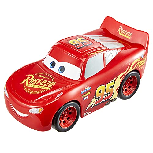 Disney Pixar Cars Track Talkers Lightning McQueen, 5.5-in, Authentic Favorite Movie Character Sound Effects Vehicle, Fun Gift for Kids Aged 3 Years and Older, Multicolor