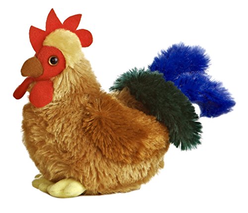 Aurora Mini Flopsie Bundle of 2 Beanbag Chicken & Rooster Stuffed Animals