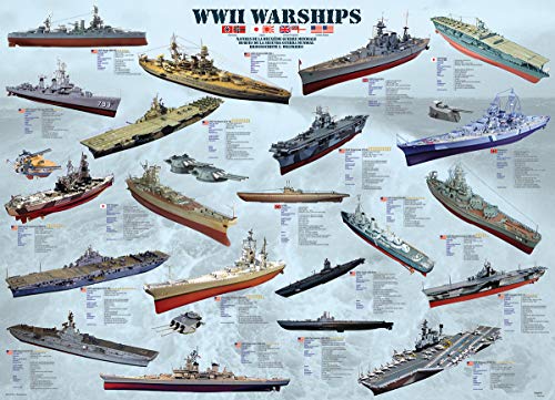 EuroGraphics World War II Warships Puzzle, 500 Pieces