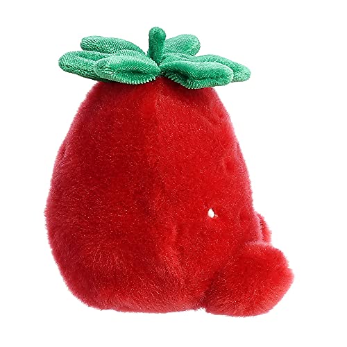 Aurora® Adorable Palm Pals™ Juicy Strawberry™ Stuffed Animal - Pocket-Sized Fun - On-The-Go Play - Red 5 Inches