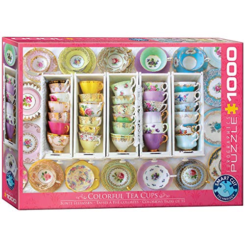 EuroGraphics Tea Cups in Boxes 1000 Piece Puzzle
