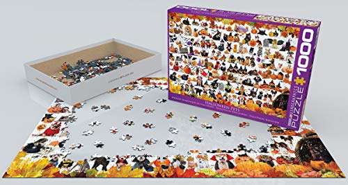 EuroGraphics Halloween Pets Puzzle (1000 Piece)