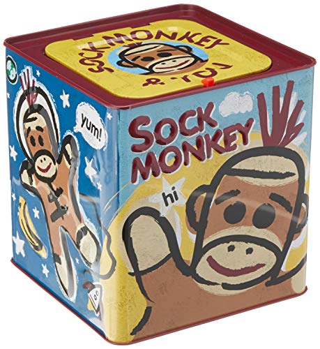 Schylling Sock Monkey Jack in the Box