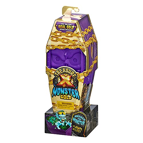 Treasure X Monster Gold- Monster Coffin - 13 Levels of Adventure - Will You find Real Gold Dipped Treasure?