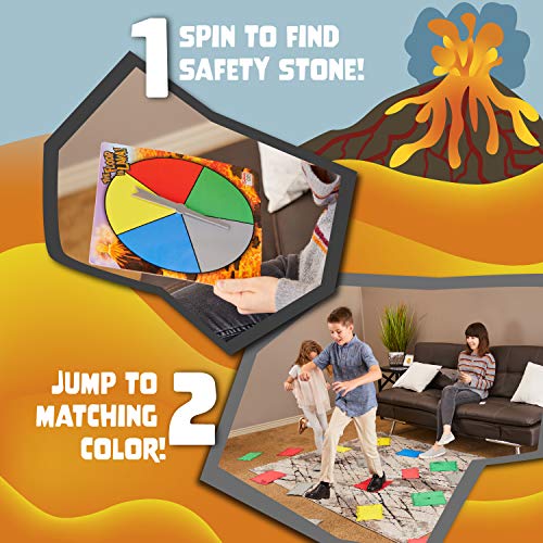 The Floor is Lava - The Original - Interactive Game for Kids and Adults - Promotes Physical Activity - Indoor and Outdoor Safe