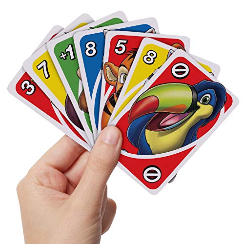 Mattel Games UNO Junior Card Game with 45 Cards, Gift for Kids 3 Years Old & Up