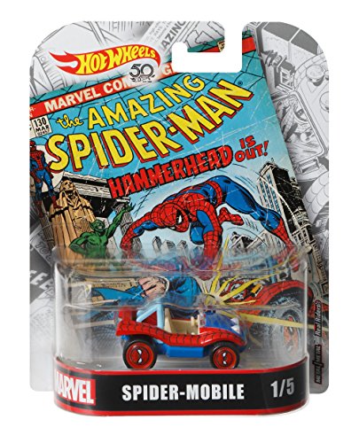 Hot Wheels Spiderman Spider-Mobile Diecast Vehicle, 1:64 Scale