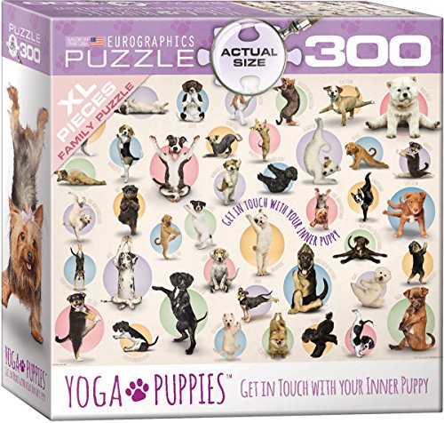 EuroGraphics Yoga Puppies 300-Piece Puzzle