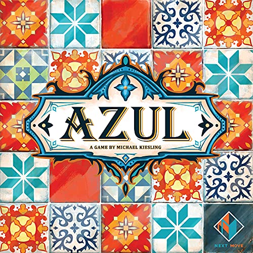 Azul Board Game | Strategy Board Game | Mosaic Tile Placement Game | Family Board Game for Adults and Kids | Ages 8 and up | 2 to 4 Players | Average Playtime 30-45 Minutes | Made by Next Move Games