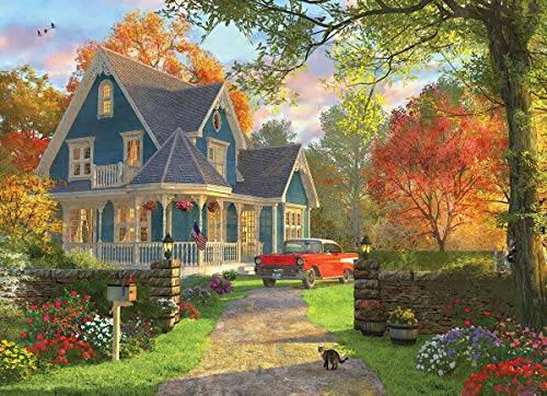 EuroGraphics The Blue Country House Puzzle - 300 Pieces