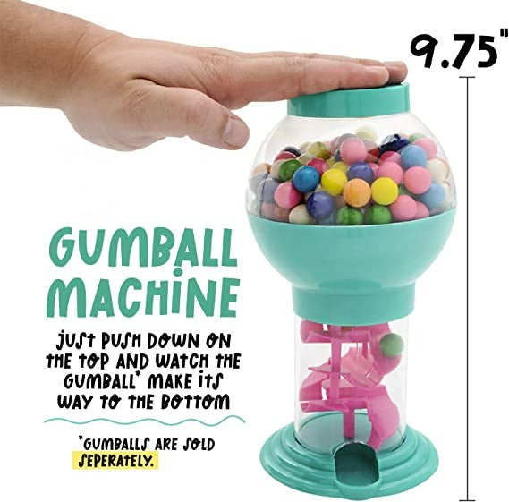 Twirling Gumball Machine - 1 Pack - 9.75 Inch - Galaxy Candy Dispenser (Gumballs not included)