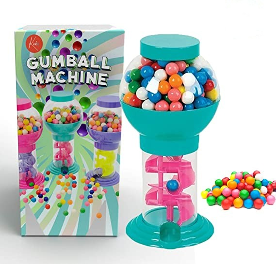 Twirling Gumball Machine - 1 Pack - 9.75 Inch - Galaxy Candy Dispenser (Gumballs not included)